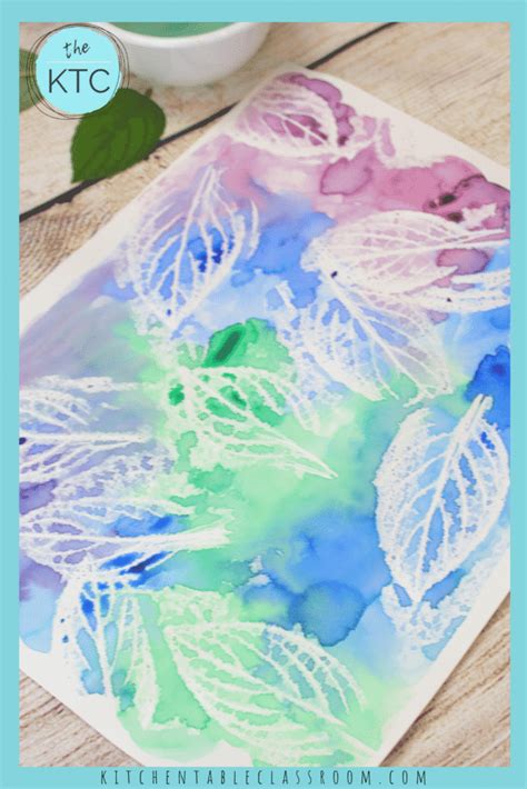 Magic Leaf Rubbing Crayon Resist Artofit