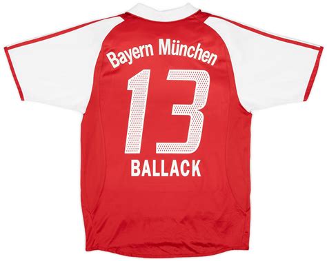 Bayern Munich Player Issue Home Shirt Ballack S