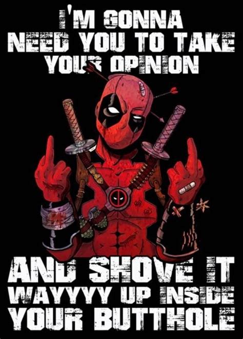 Deadpool I Love This Quote Deadpool Funny Deadpool Comic Deadpool