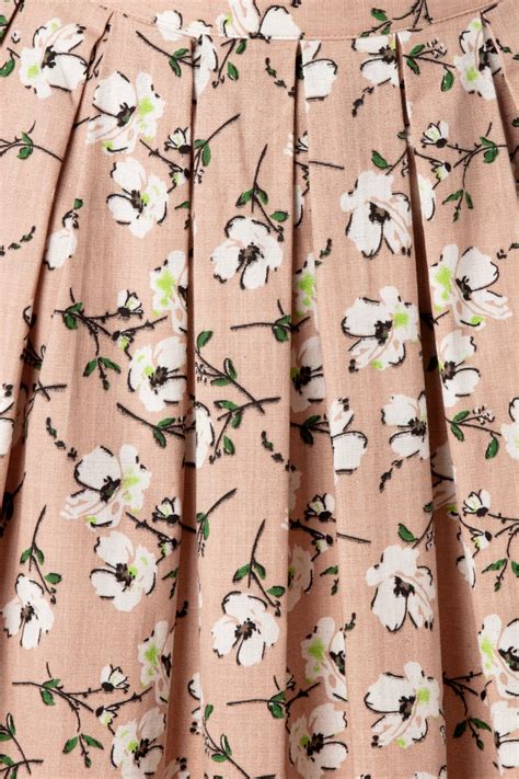 S Fresh Bloom Swing Skirt In Nude