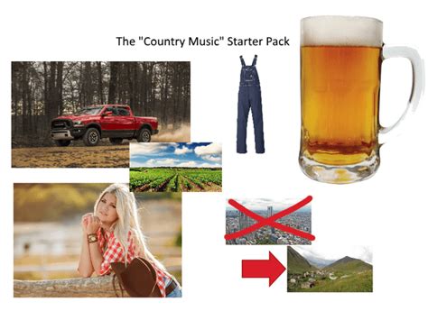 The Country Music Starter Pack R Starterpacks