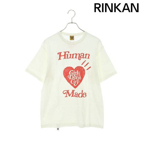 Human Made ヒューマンメイド ×ガールズドントクライ Girls Dont Cry ハートロゴプリントtシャツ メンズ Lの通販