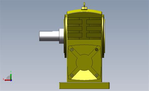 Wpa Lw型铸铁蜗轮减速机 100 Solidworks 2018模型图纸下载 懒石网