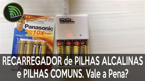 Recarregador De Pilhas Comuns E Alcalinas Vale A Pena YouTube