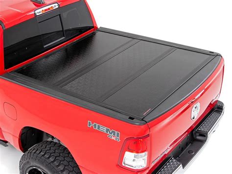 Rough Country 47320550 2019 2023 Dodge Ram 1500 4wd And 2wd Hard Low Profile Tonneau Cover Jack It