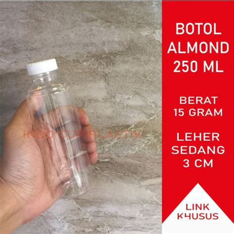 Jual Botol Almond Plastik Ml Berat Gr Grab Gojek Tanpa