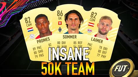 INSANE 50K SQUAD BUILDER FIFA 21 Ultimate Team YouTube