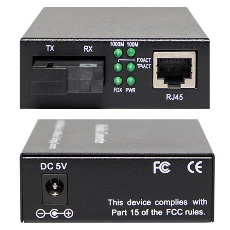 Fo Ethernet Media Converter Ch Gbps Km Sm Sc B Tx Nm Rx Nm