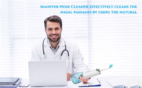 Maoever Sinus Cleaner Machine Cordless Nasal Rinse Machine