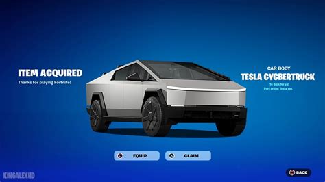 How To Get The Tesla Cybertruck Car Body NOW FREE In Fortnite Tesla