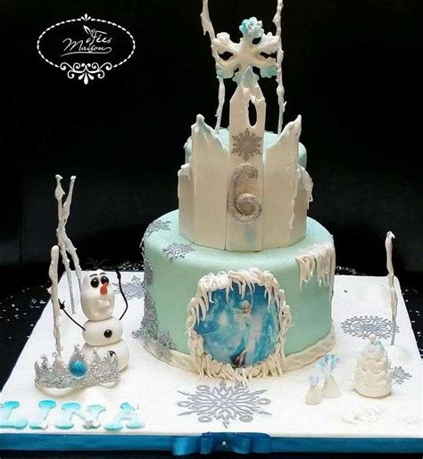 Frozen Winter Cake Decorated Cake By F Es Maison Cakesdecor