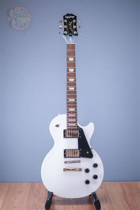 Epiphone Les Paul Studio Electric Guitar Alpine White Atelier Yuwa