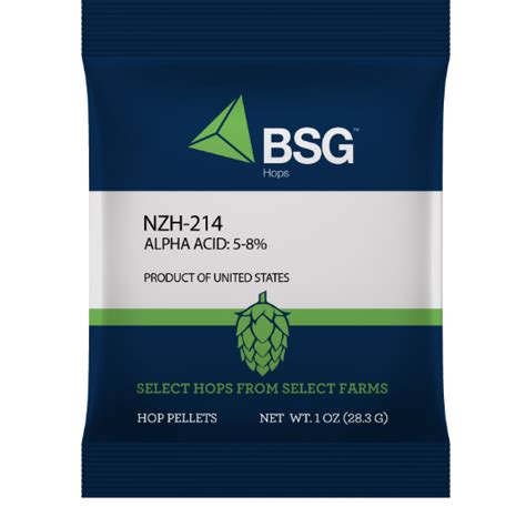 Nzh Hop Pellets Oz Welcome Bsg Handcraft Wholesale Brewing