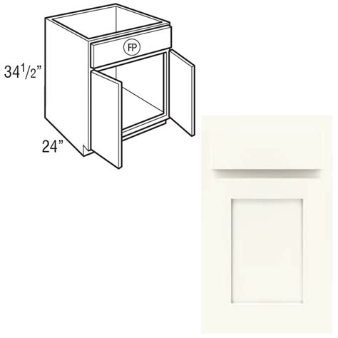 Sb30 Sink Base Cabinet Luxor White Cnc Cabinetry Toledo Plywood Co Inc