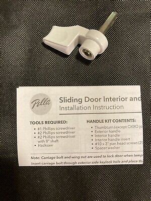 Pella Sliding Patio Door Thumb Turn Knob New Genuine Pella Replacement