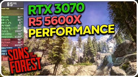 Sons Of The Forest RTX 3070 Performance ALL Settings DLSS YouTube