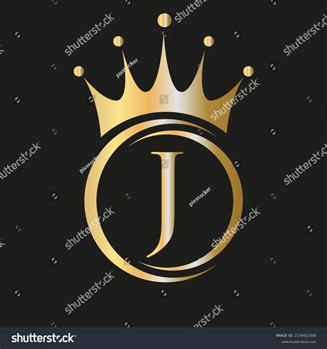 Letter J Crown Logo Royal Crown Stock Vector Royalty Free 2179432509 Shutterstock