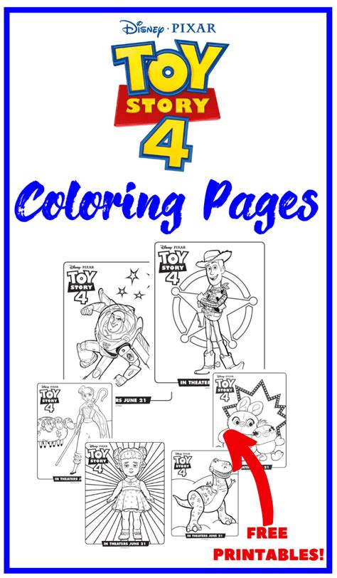 Free Toy Story 4 Coloring Pages