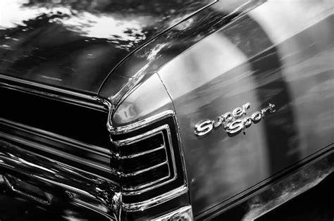 Chevrolet Chevelle Ss Taillight Emblems Photograph By Jill Reger Fine