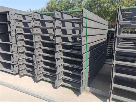Certificate Mm HDG Hot DIP L Aluminium Galvanized Perforated Type Cable Trays With Cover