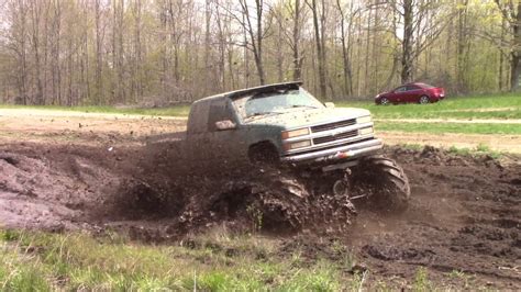 Blue Chevy Mudding At Country Boys Mud Bog Spring 2016 Youtube