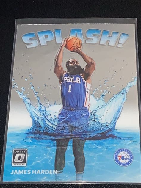 2022 23 PANINI DONRUSS OPTIC JAMES HARDEN SPLASH CARD EBay