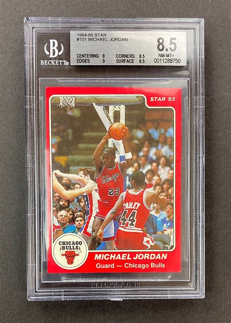 Lot Detail Michael Jordan Star Rookie Card Graded Bgs