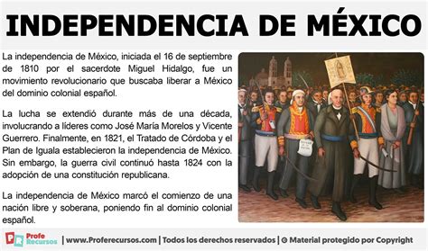 Independencia De México Resumen Y Papel De Miguel Hidalgo En Pocas