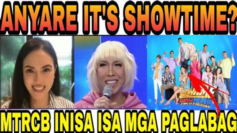 Anyare Its Showtime Mtrcb Inisa Isa Ang Mga Pagalabag Ng Showtime At Lala Sotto Nilinaw Ang