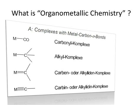 Ppt Structure Properties And Bonding Of Organometallic Compounds