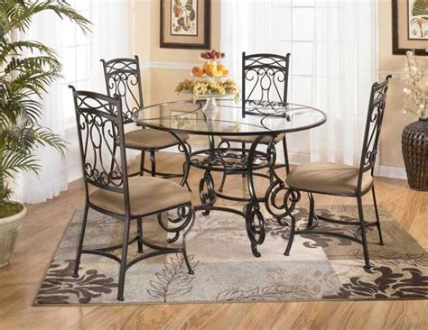 Mural Of Wrought Iron Kitchen Tables Displaying Attractive Furniture