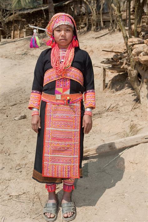 Akha Woman From Laos Stock Photo Image Of Laos Face 13392874