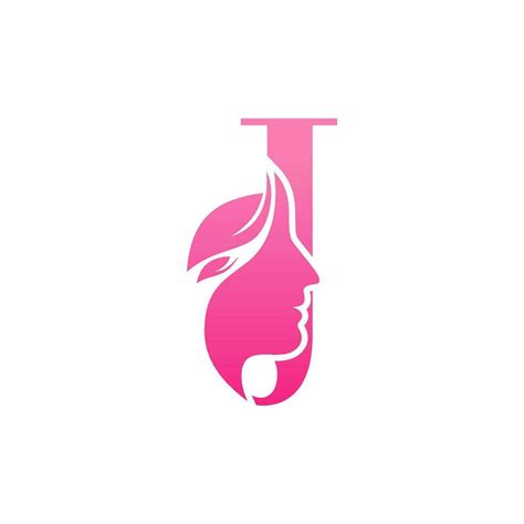 Initial J Face Beauty Logo Design Templates 26388015 Vector Art At Vecteezy