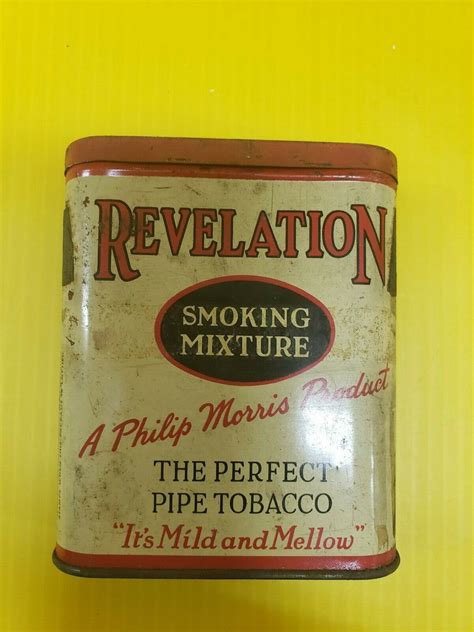 Vintage Philip Morris Product Revelation Smoking Mixture Pipe Tobacco