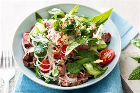 Thai Beef Noodle Salad Claytons Organic Beef