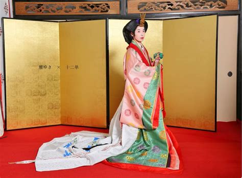 Best Junihitoe Heian Kimono Images On Pinterest Heian Era