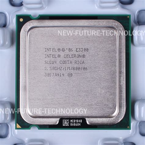 Intel Celeron Dual Core E3300 SLGU4 CPU 800MHz 2 5 GHz LGA 775 100