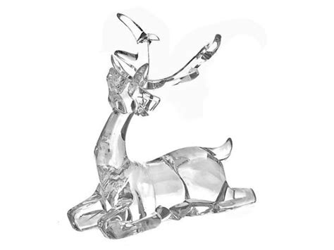 ACRYLIC REINDEER SITTING IH Casadecor