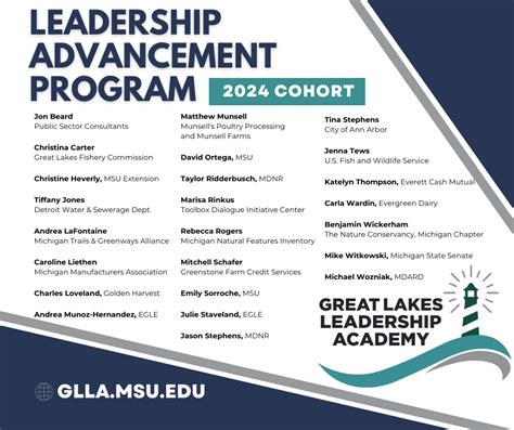 2024 Cohort Great Lakes Leadership Academy