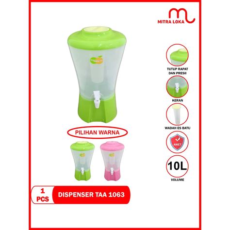 Jual Mitra Loka Dispenser Air Minum TAA 1063 Golden Sunkist Plastik