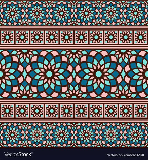 Border Arabic Pattern Royalty Free Vector Image