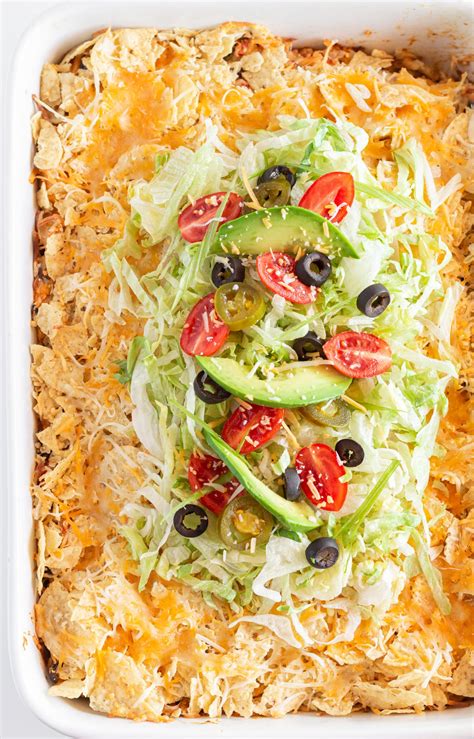 Easy Chicken Taco Casserole Practically Homemade