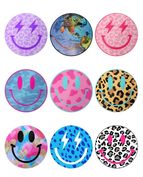 Smiley Face Cardstock Cutouts for Freshies - Etsy