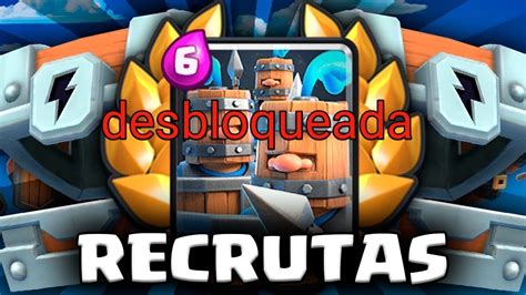 Terminei O Novo Desafio Recrutas Reais Clash Royale Youtube