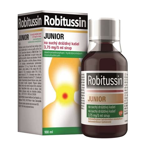 ROBITUSSIN ANTITUSSICUM NA SUCHÝ DRÁŽDIVÝ KAŠEL 7 5MG 5ML sirup 100ML v