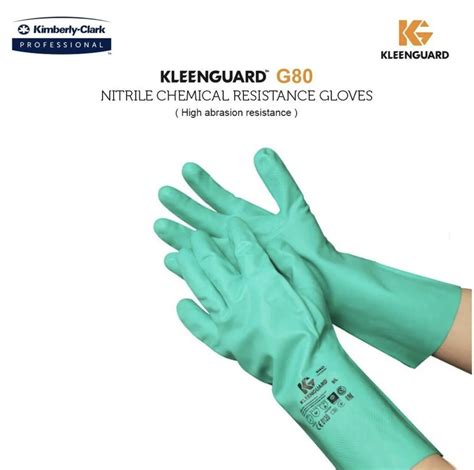 Kimberly Clark Kleenguard G80 94447 Nitrile Chemical Resistance Gloves