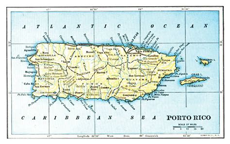 Moca Puerto Rico Map