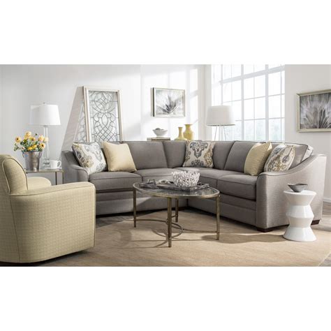 Craftmaster F9 Design Options Two Piece Customizable Corner Sectional