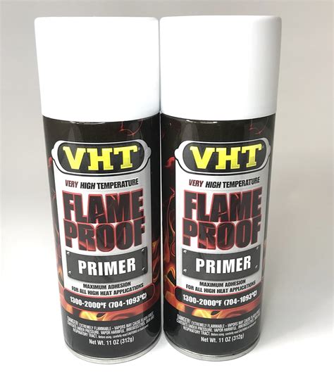 Vht Sp Pack Flat White High Temperature Flame Proof Header Paint