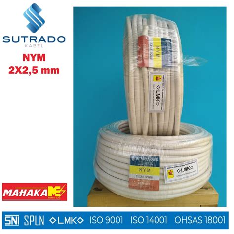 Jual Kabel Nym X Mm Standar Pln Sni Lmk Sutrado Kabel Per Meter